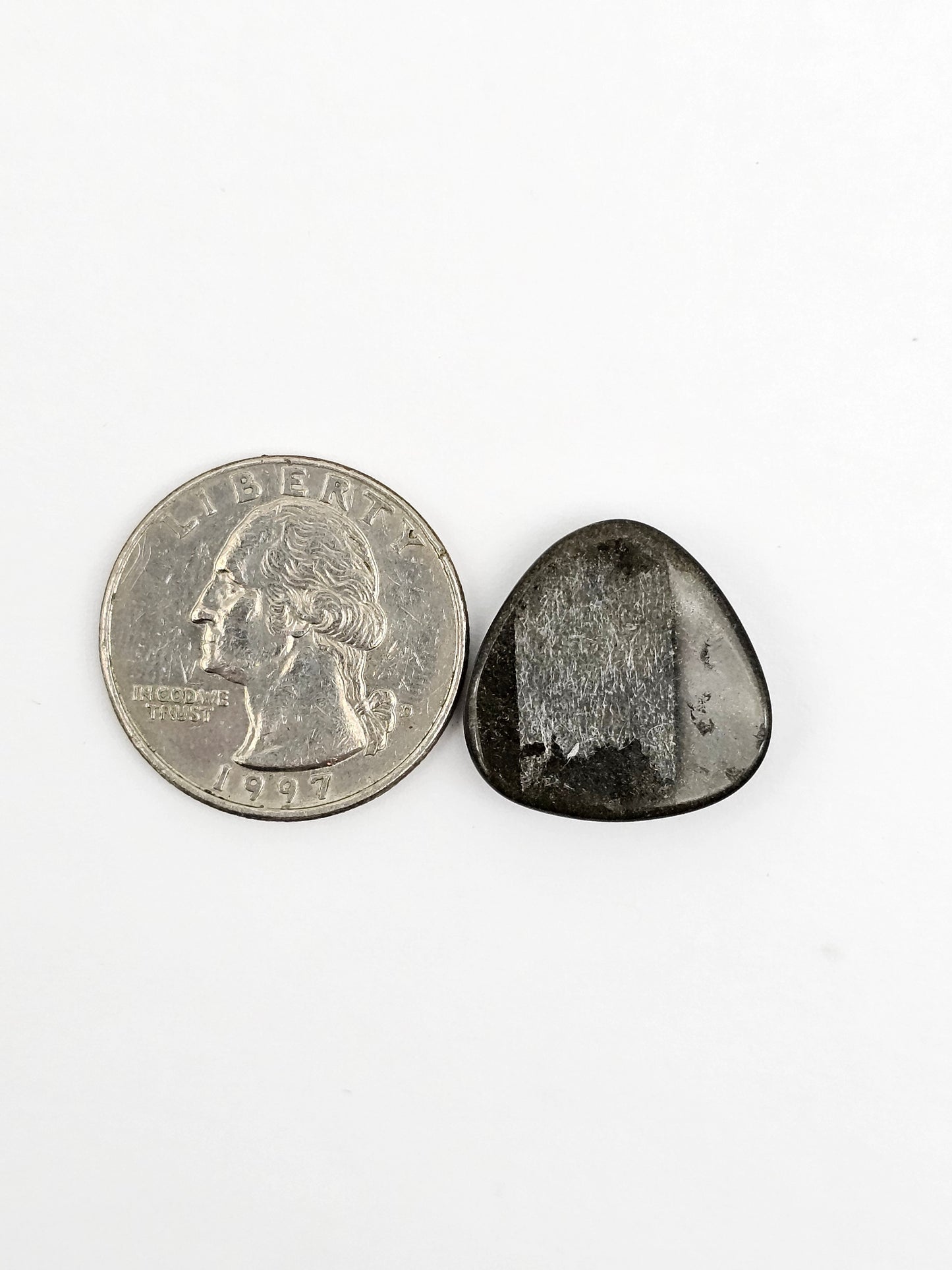 Obsidian Large Triangle Cabochon