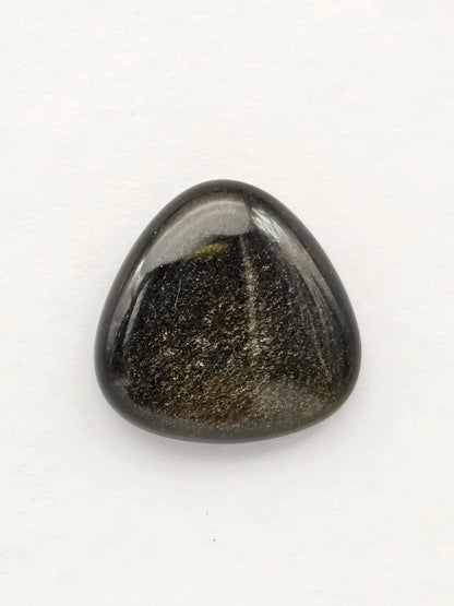 Obsidian Large Triangle Cabochon