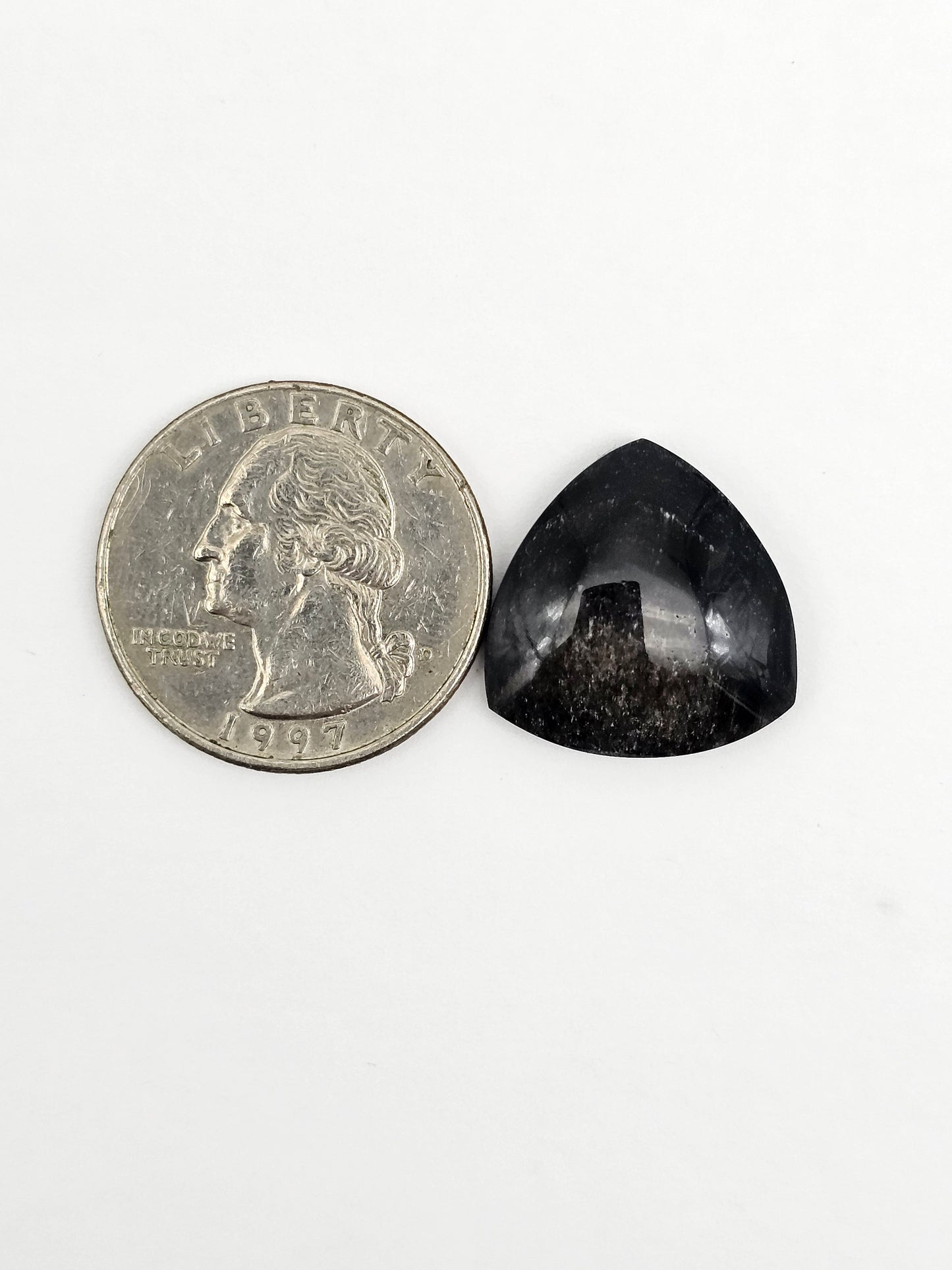 Obsidian Large Triangle Cabochon