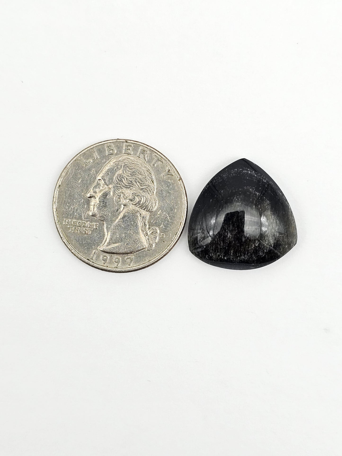Obsidian Large Triangle Cabochon