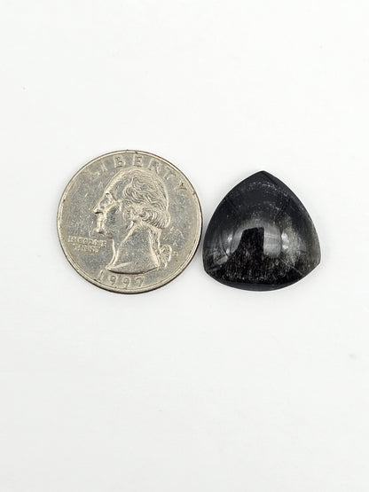 Obsidian Large Triangle Cabochon