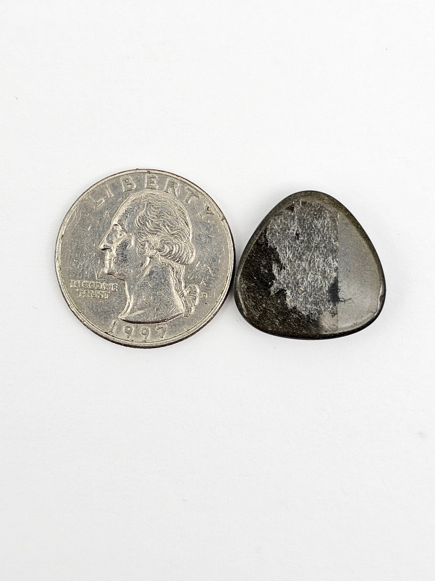 Obsidian Large Triangle Cabochon