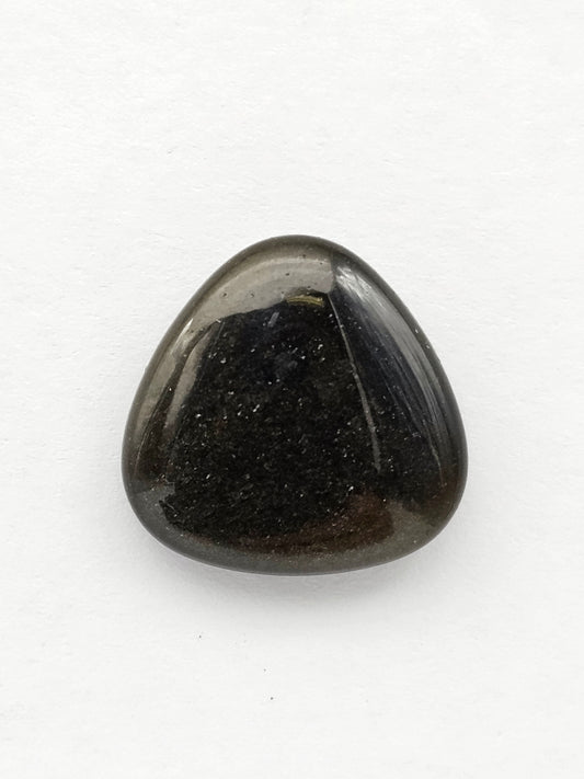 Obsidian Large Triangle Cabochon