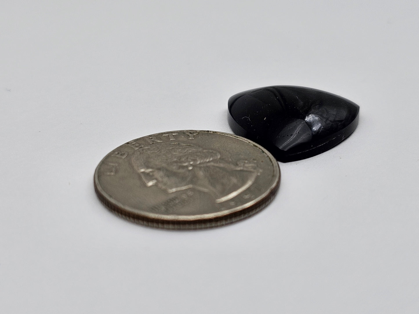 Obsidian Large Triangle Cabochon