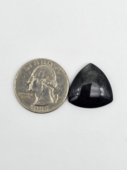 Obsidian Large Triangle Cabochon