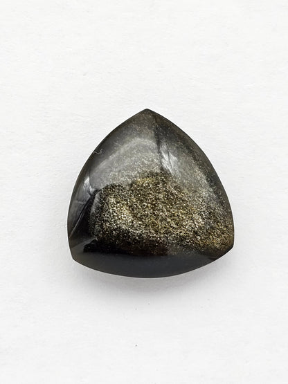 Obsidian Large Triangle Cabochon