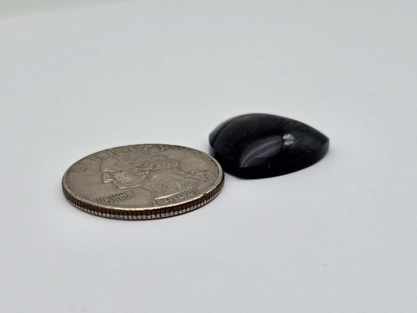 Obsidian Large Triangle Cabochon