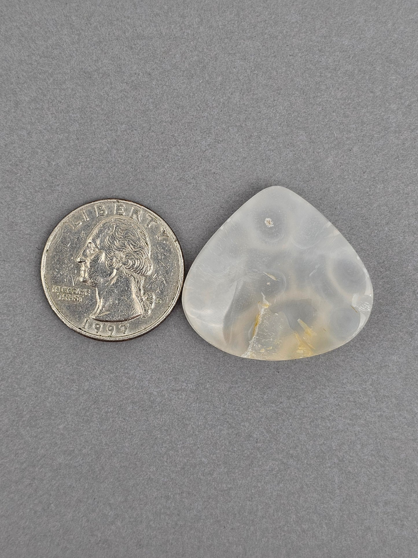 Botryoidal Chalcedony Agate Cabochon