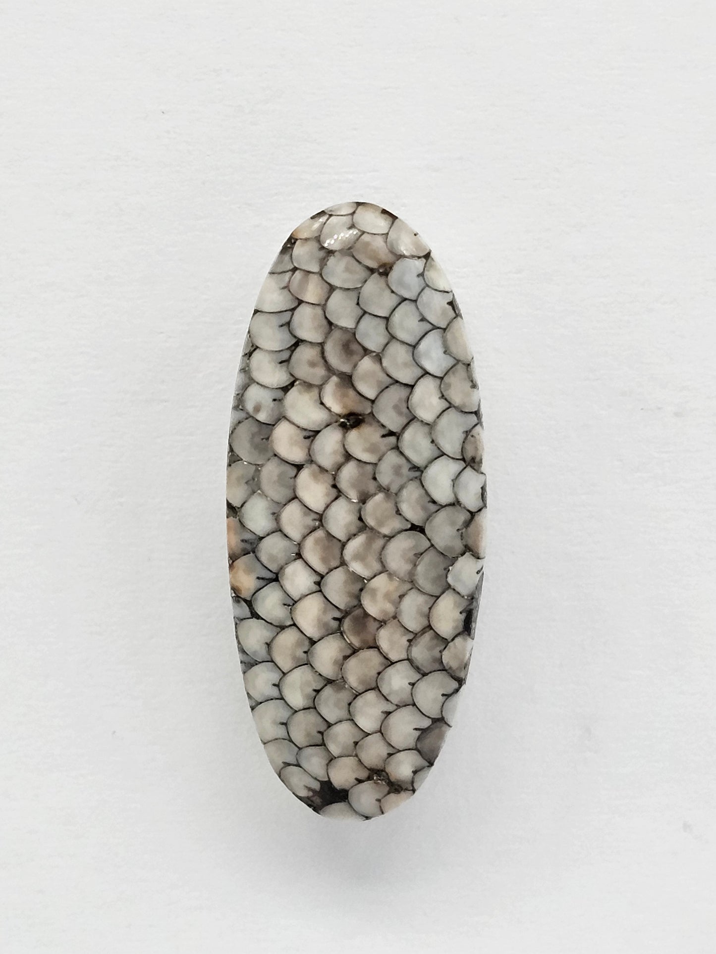 Snake skin agate cabochon