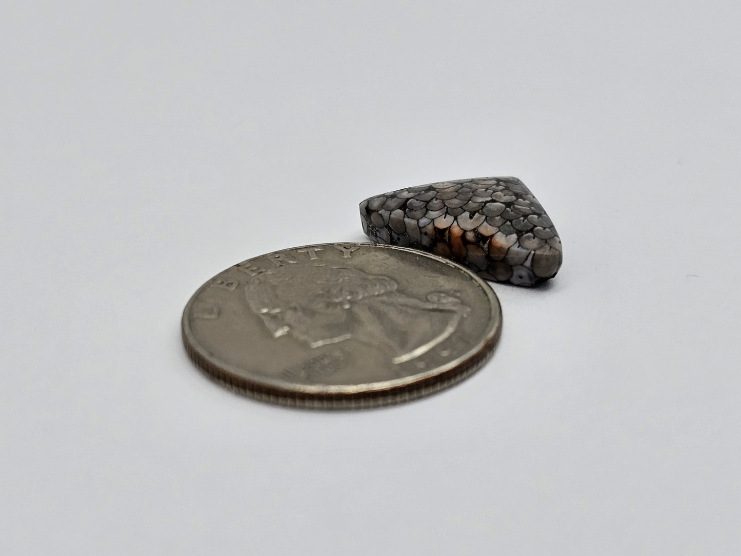 Snake skin agate cabochon