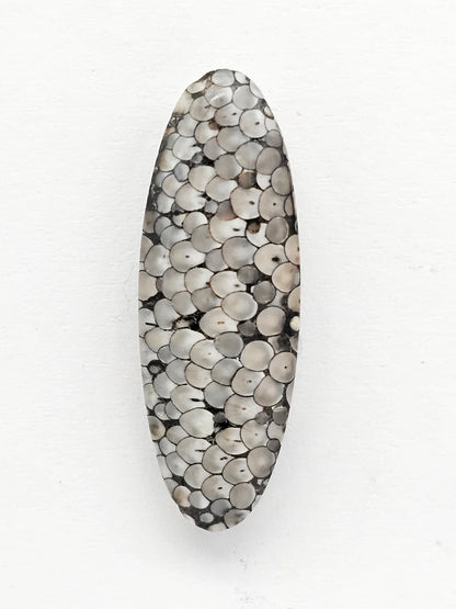 Snake skin agate cabochon