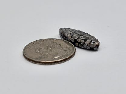 Snake skin agate cabochon