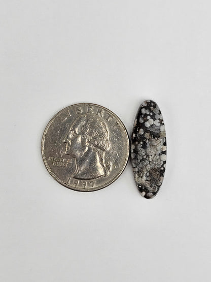 Snake skin agate cabochon