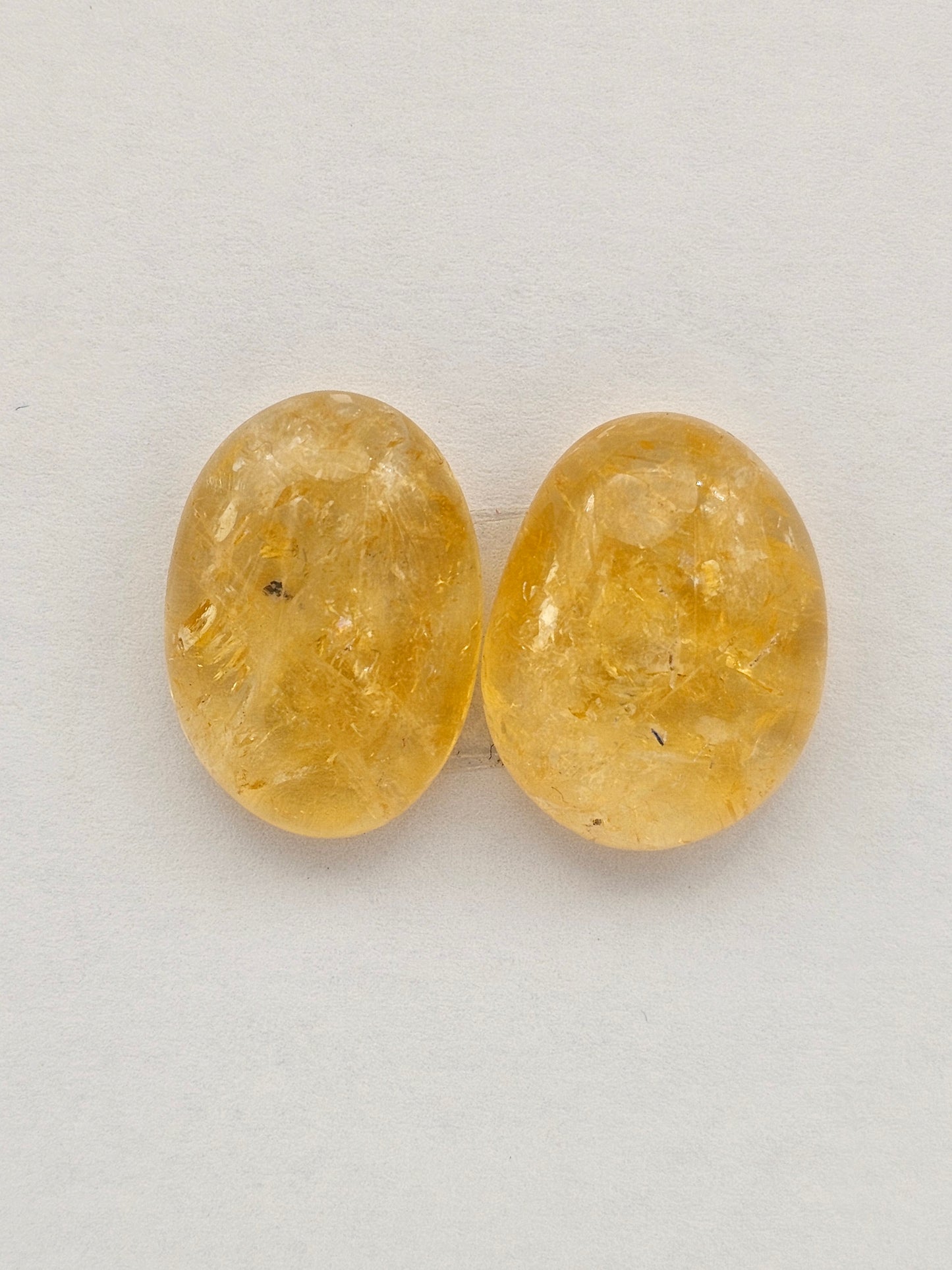 Citrine Silica Cabochon Set