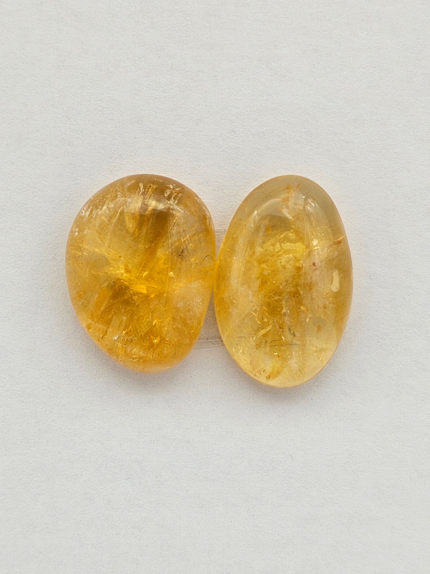 Citrine Silica Cabochon Set