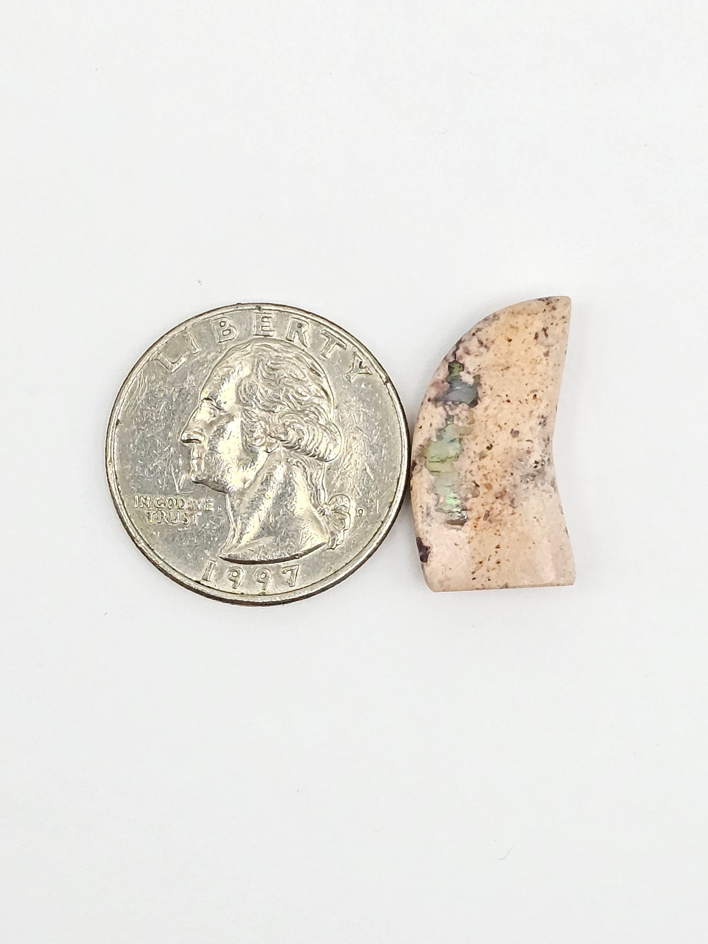 Mexican Cantera Opal Fang Cabochon