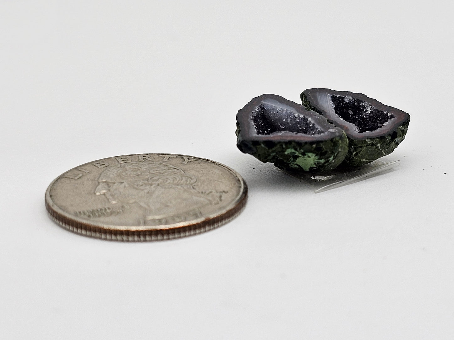 Tabasco Geode Cabochon Pair | Natural Mexican Geode