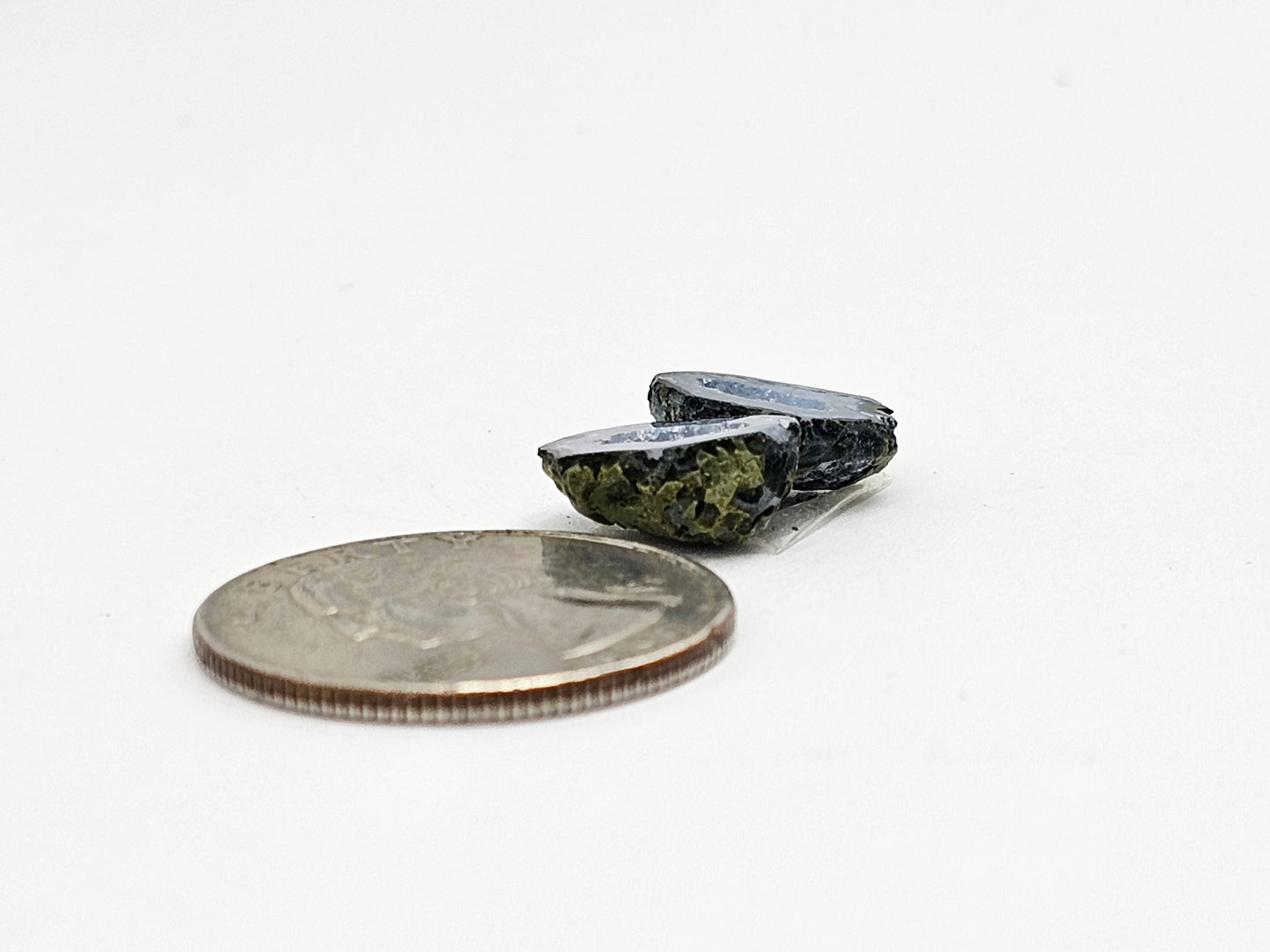 Tabasco Geode Cabochon Pair | Natural Mexican Geode