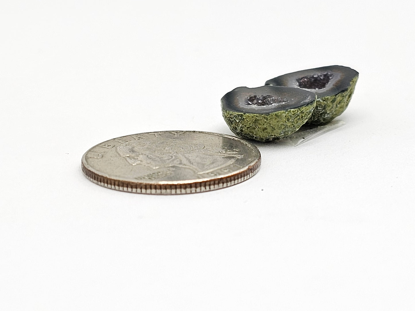 Tabasco Geode Cabochon Pair | Natural Mexican Geode