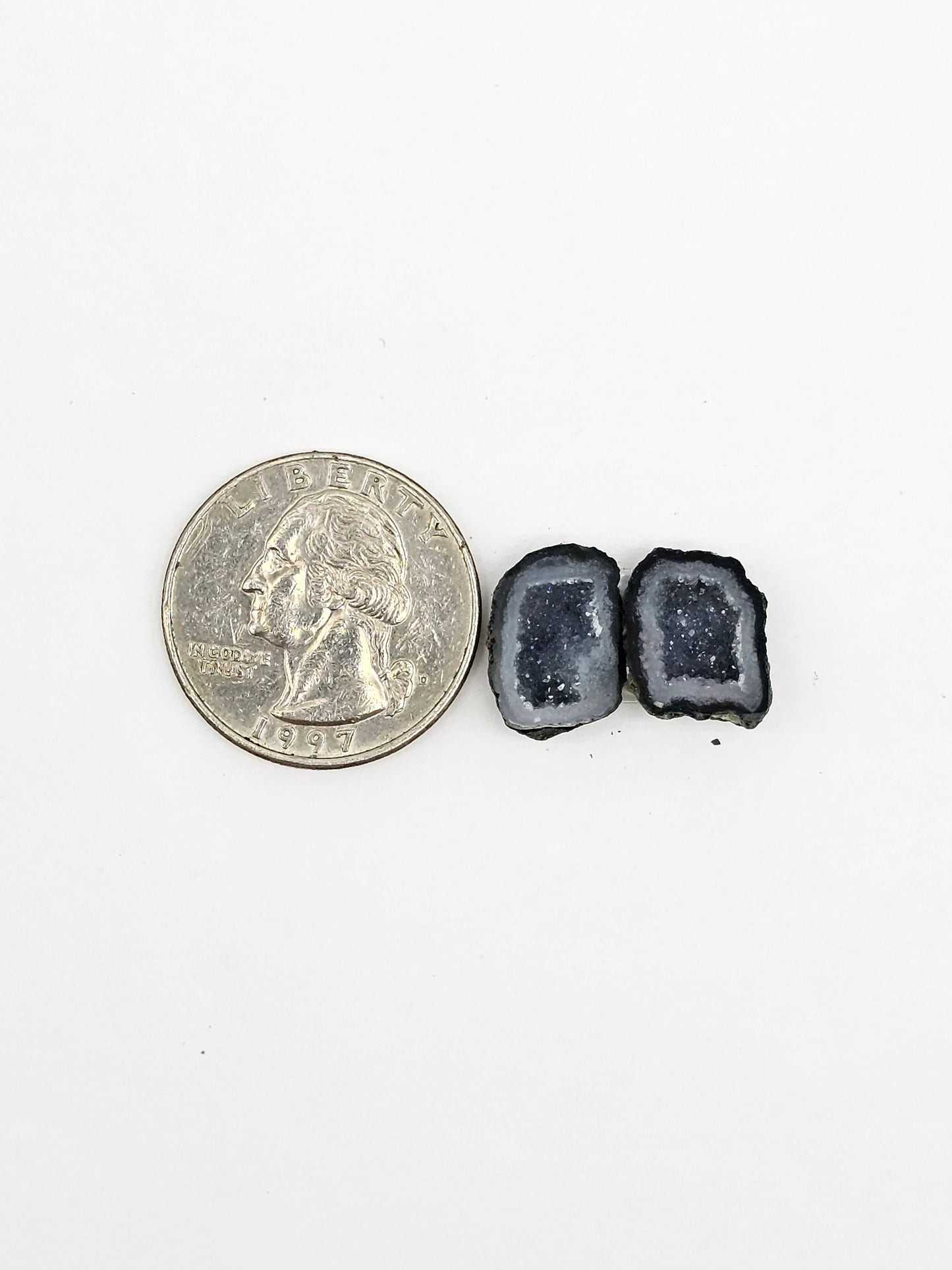 Tabasco Geode Cabochon Pair | Natural Mexican Geode