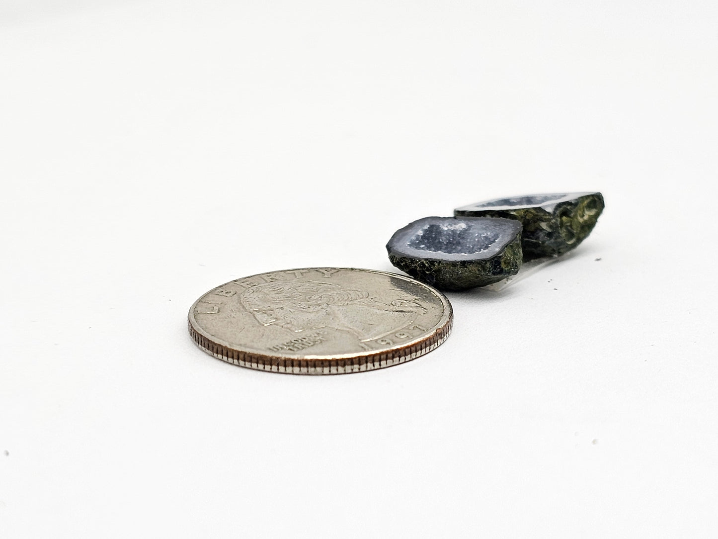 Tabasco Geode Cabochon Pair | Natural Mexican Geode
