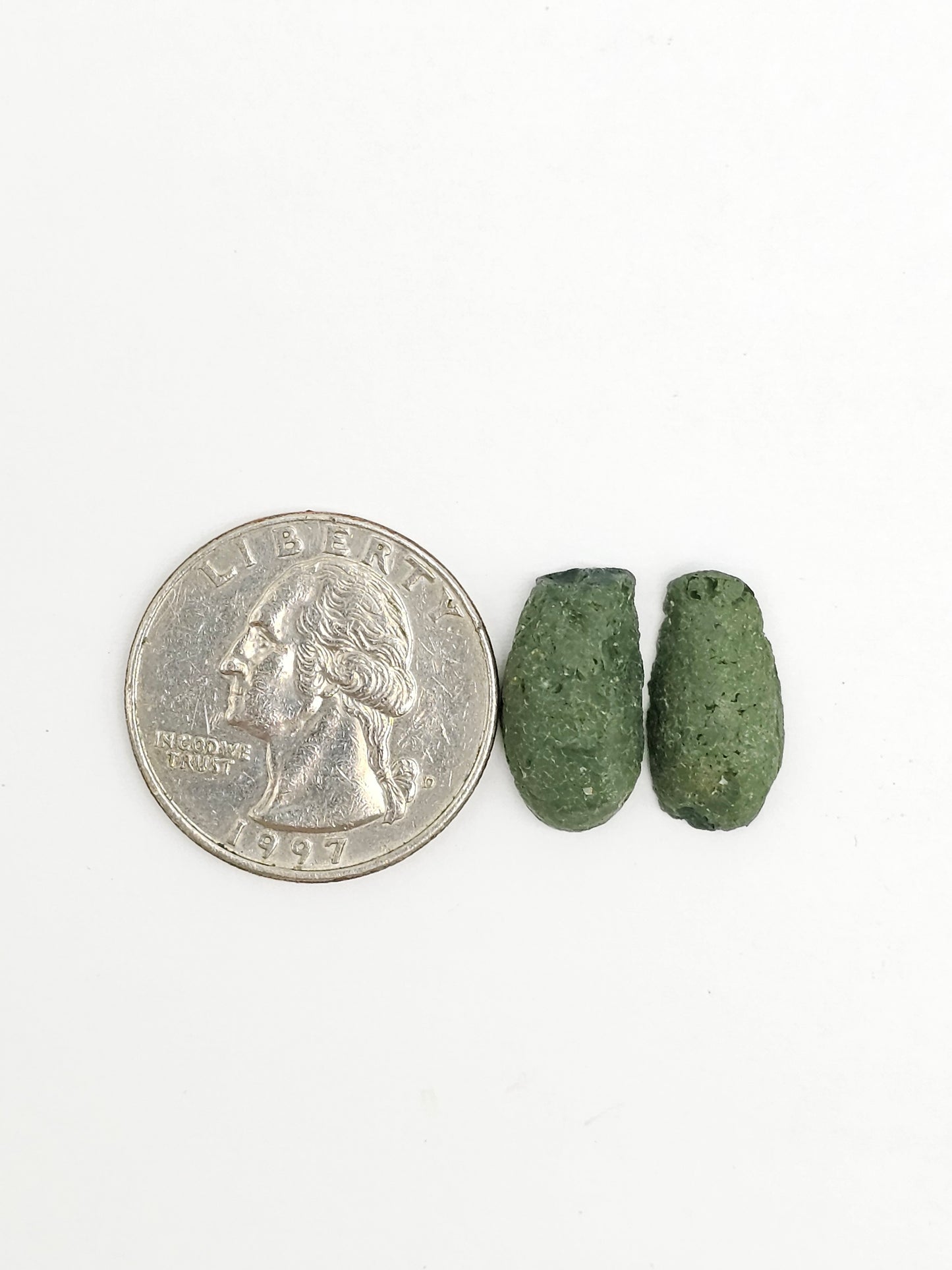 Tabasco Geode Cabochon Pair | Natural Mexican Geode