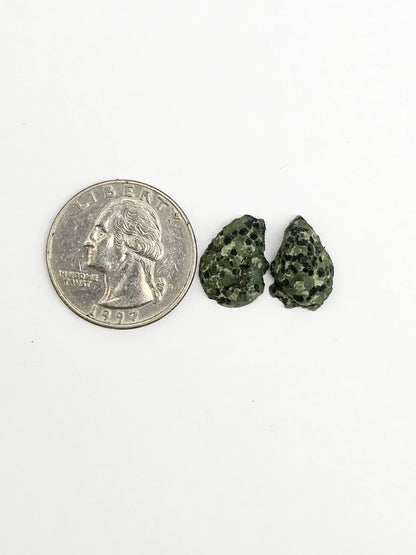 Tabasco Geode Cabochon Pair | Natural Mexican Geode