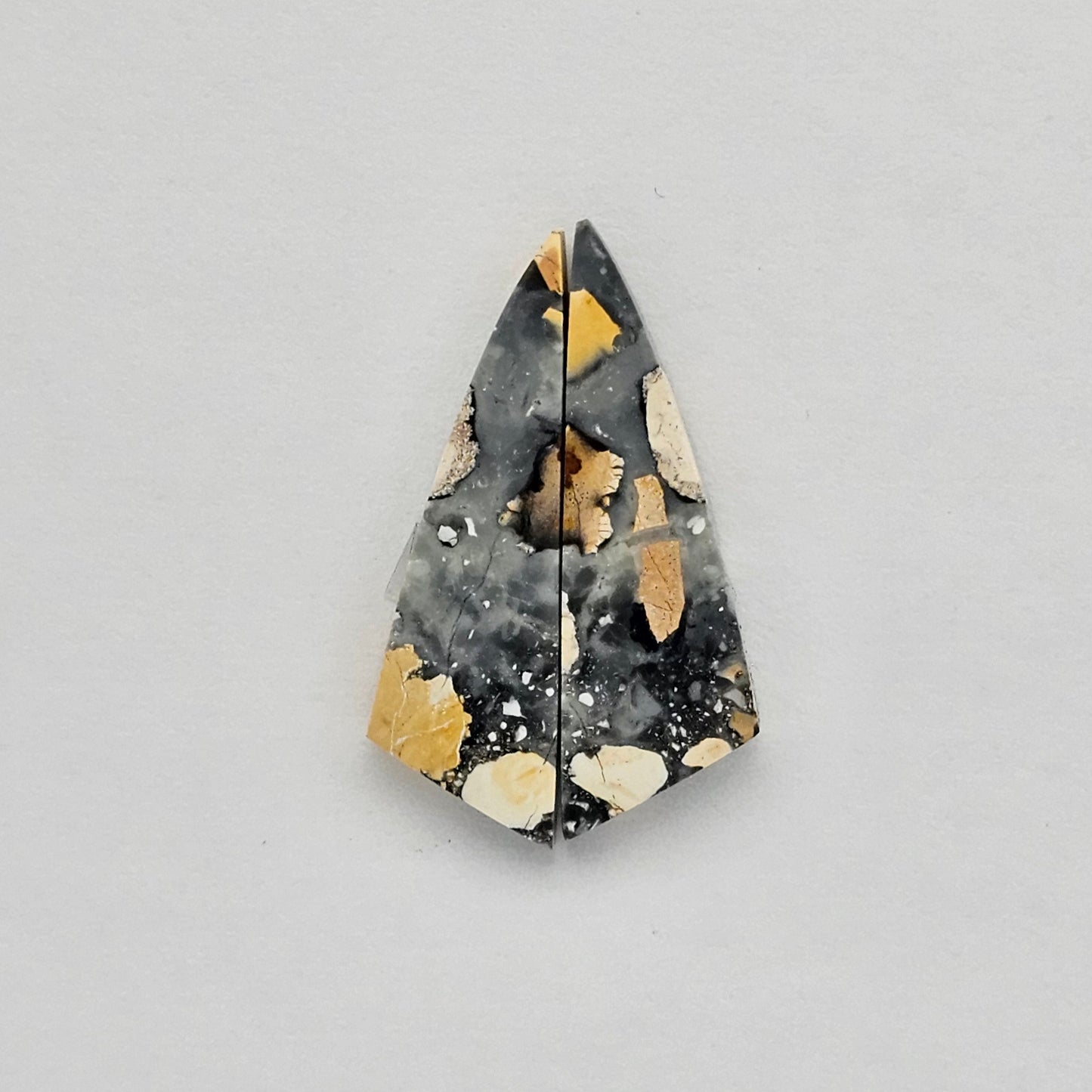 Maligano Jasper cabochon pair