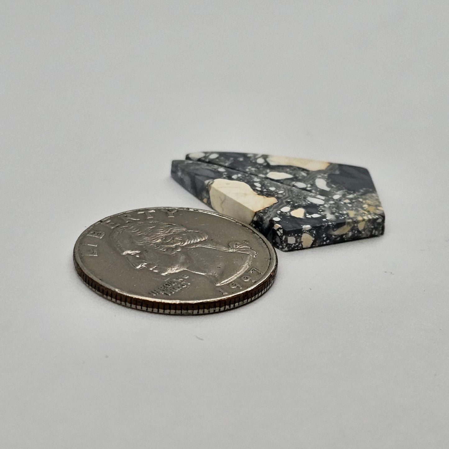 Maligano Jasper cabochon pair
