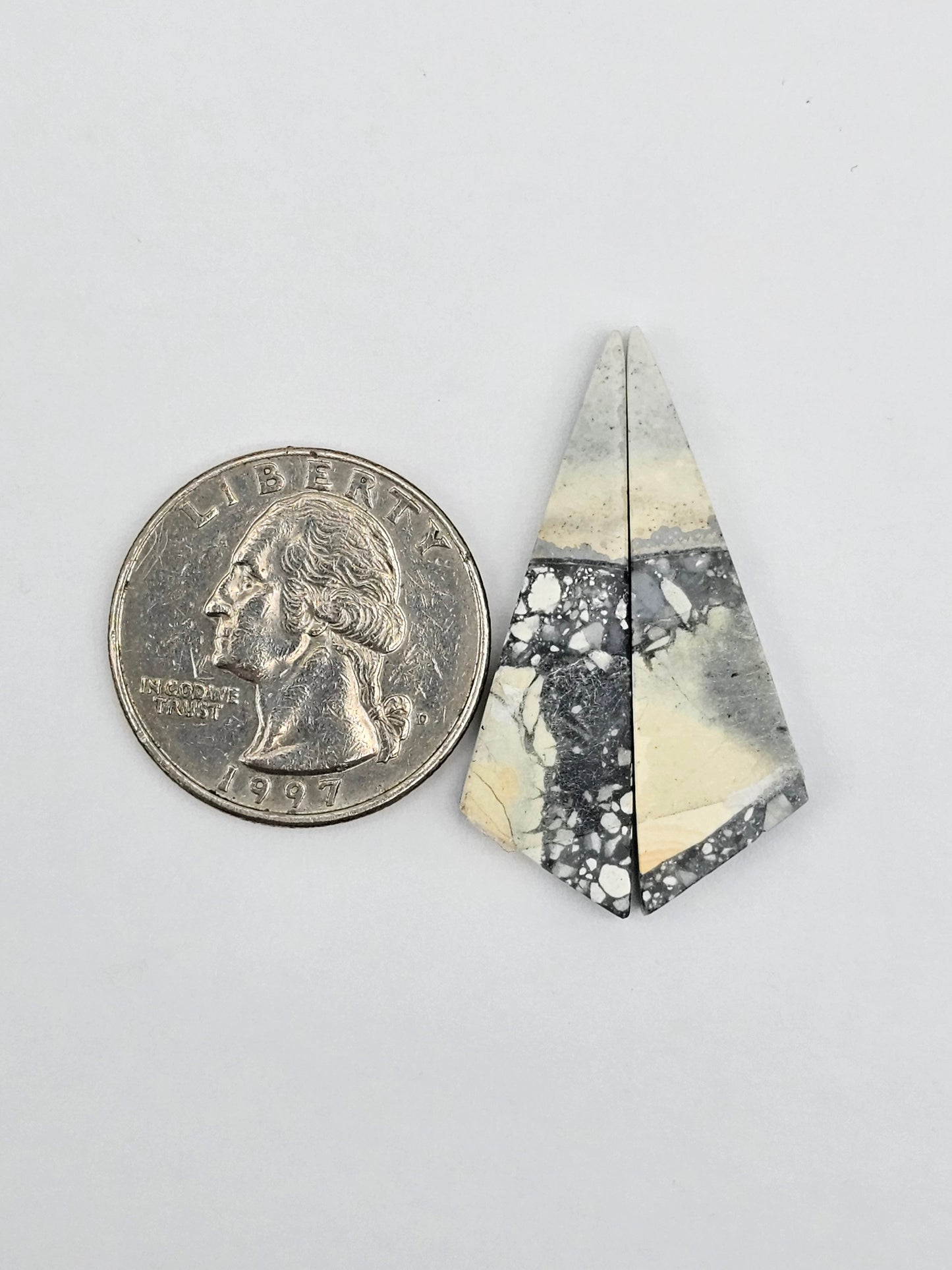 Maligano Jasper cabochon pair