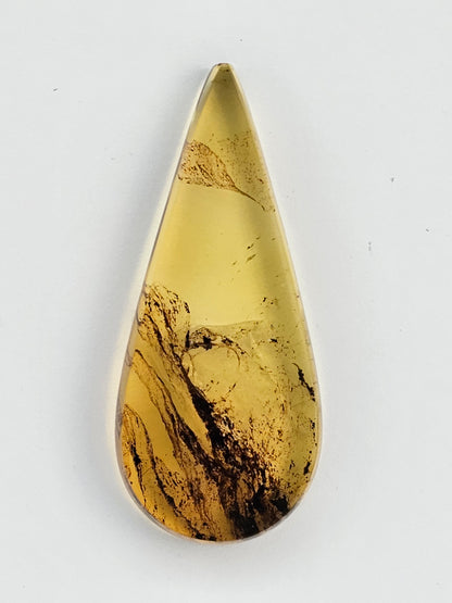 Amber authentic cabochon large