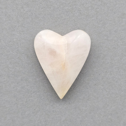 Rose Quartz Geometric Heart Cabochon