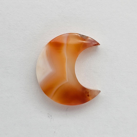 Carnelian Moon Agate Cabochon