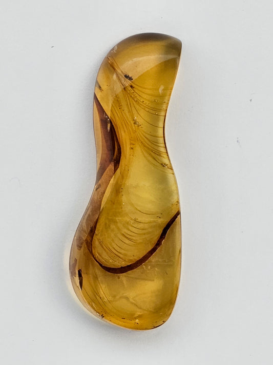 Amber authentic cabochon large