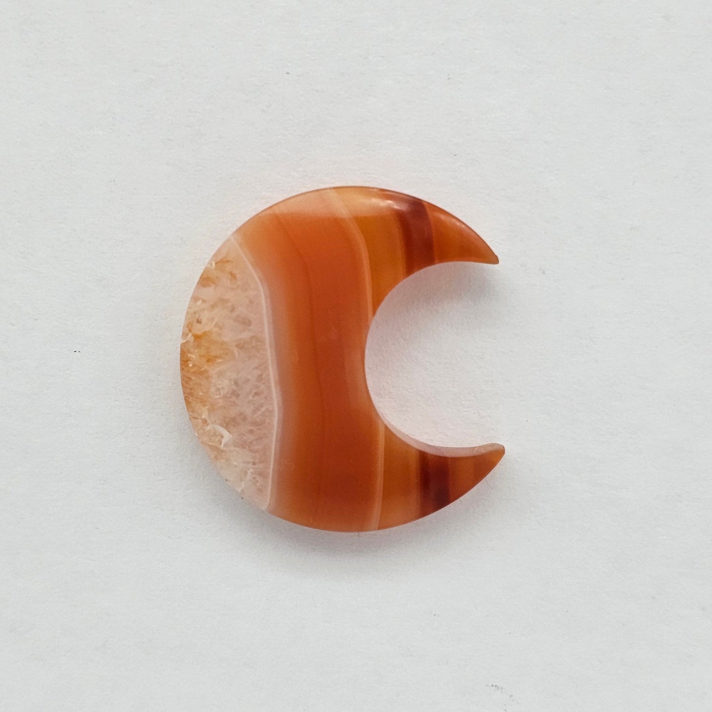 Carnelian Moon Agate Cabochon