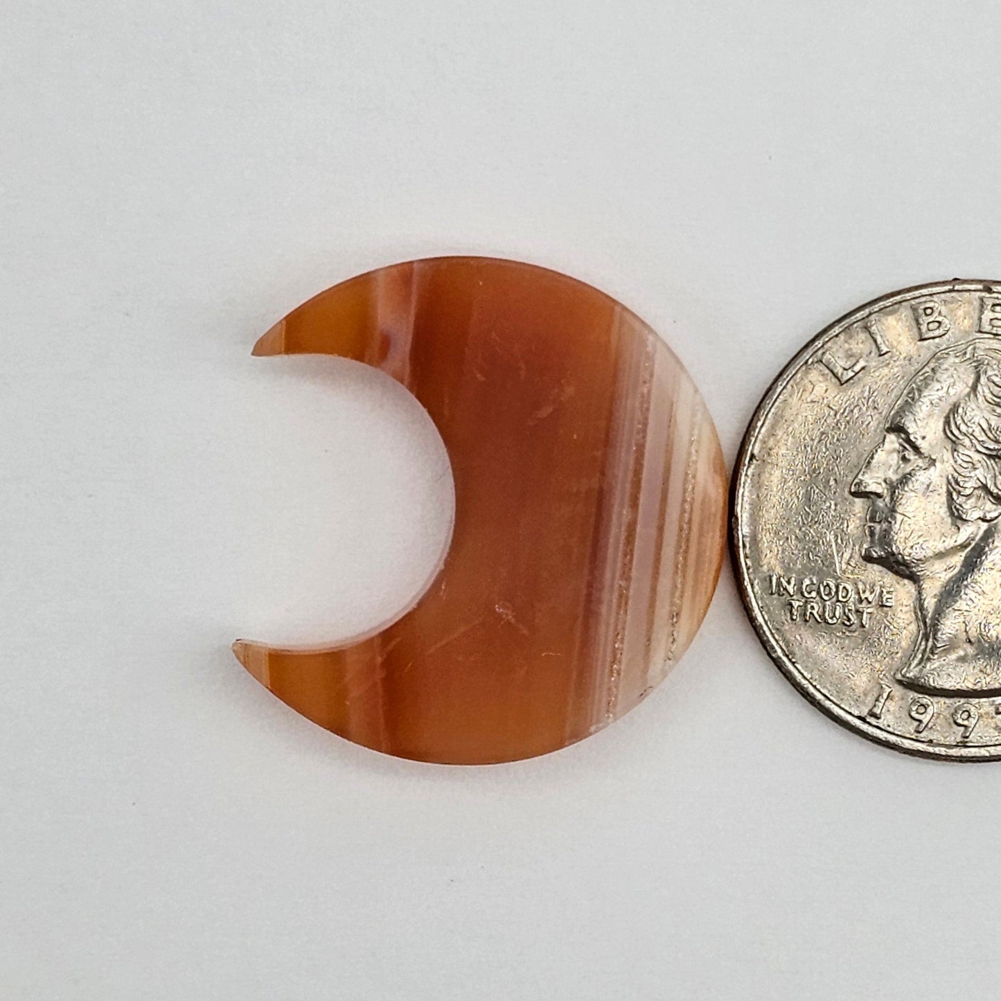 Carnelian Moon Agate Cabochon
