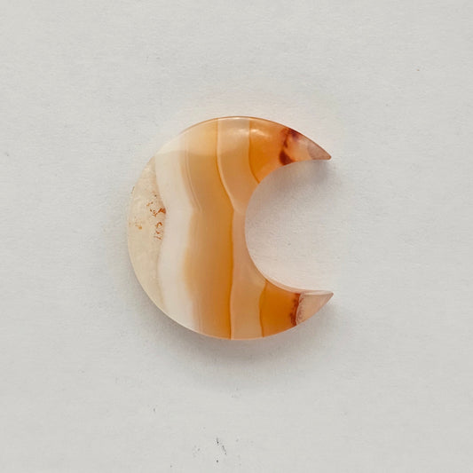 Carnelian Moon Agate Cabochon