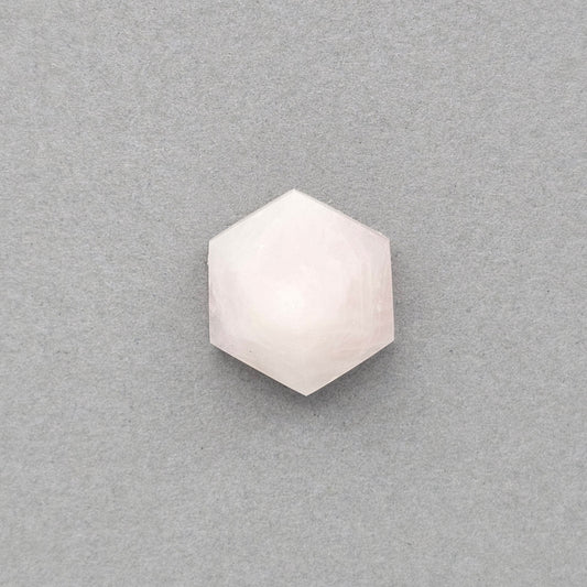 Rose Quartz Geometric Cabochon