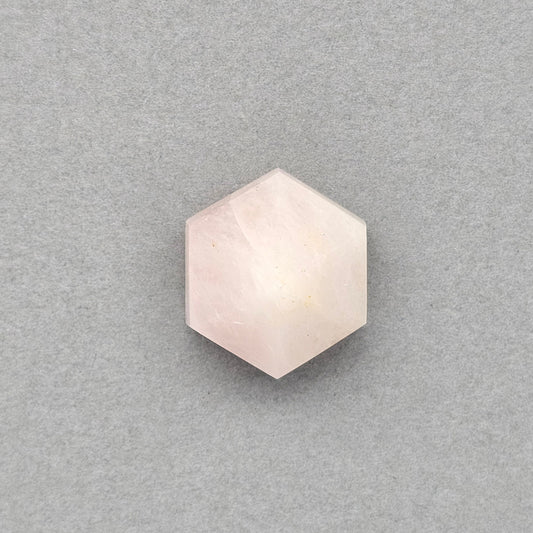 Rose Quartz Geometric Cabochon