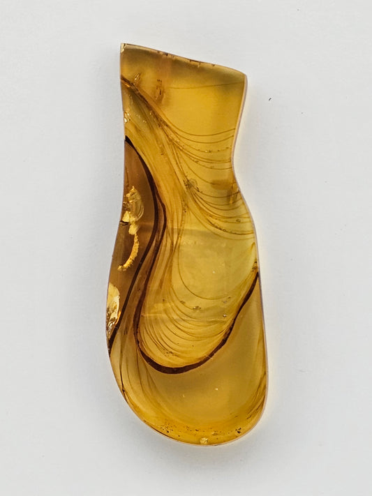 Amber authentic cabochon large