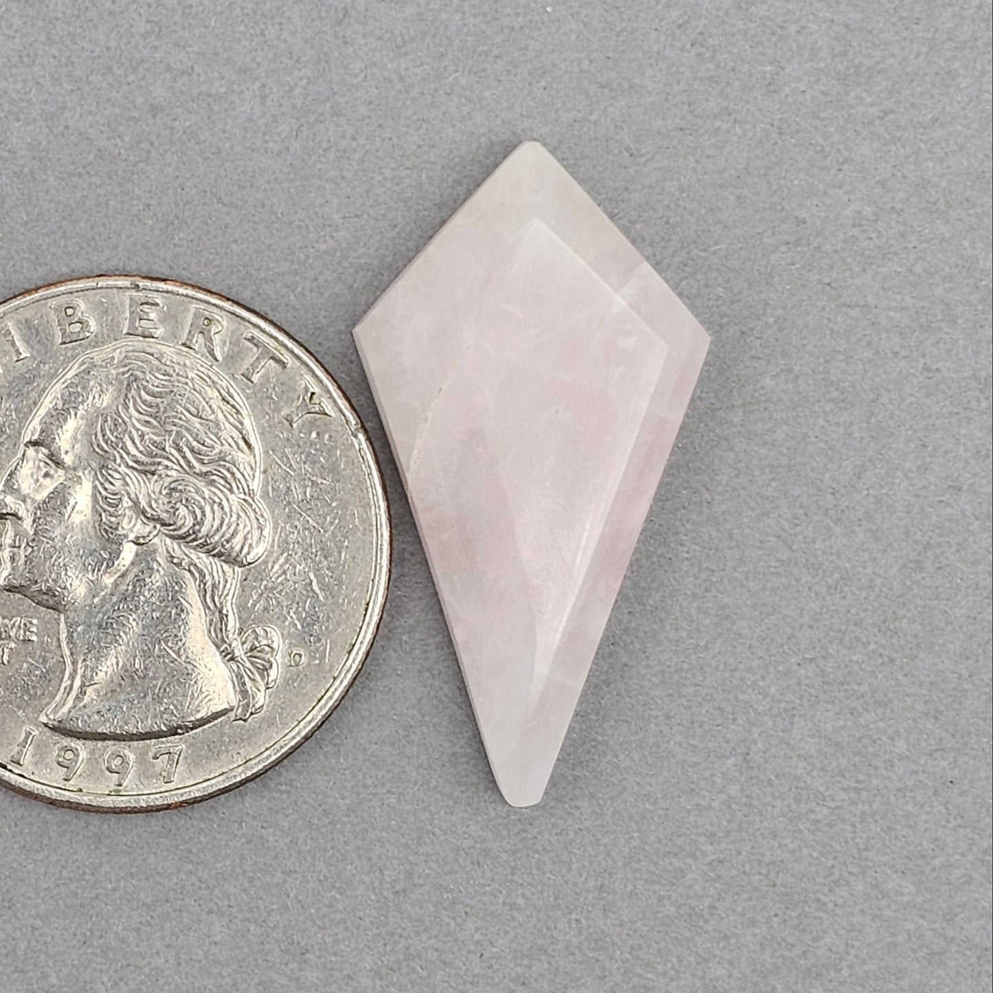 Rose Quartz Geometric Cabochon