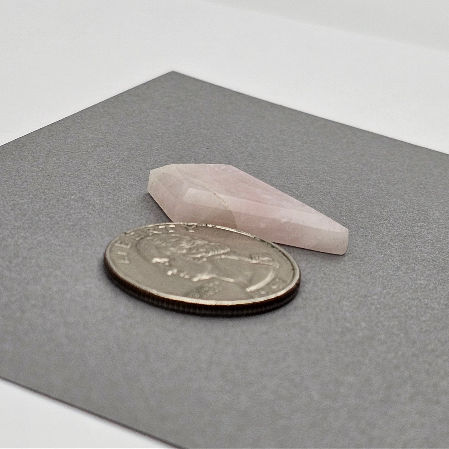 Rose Quartz Geometric Cabochon