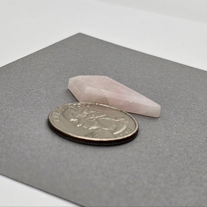 Rose Quartz Geometric Cabochon