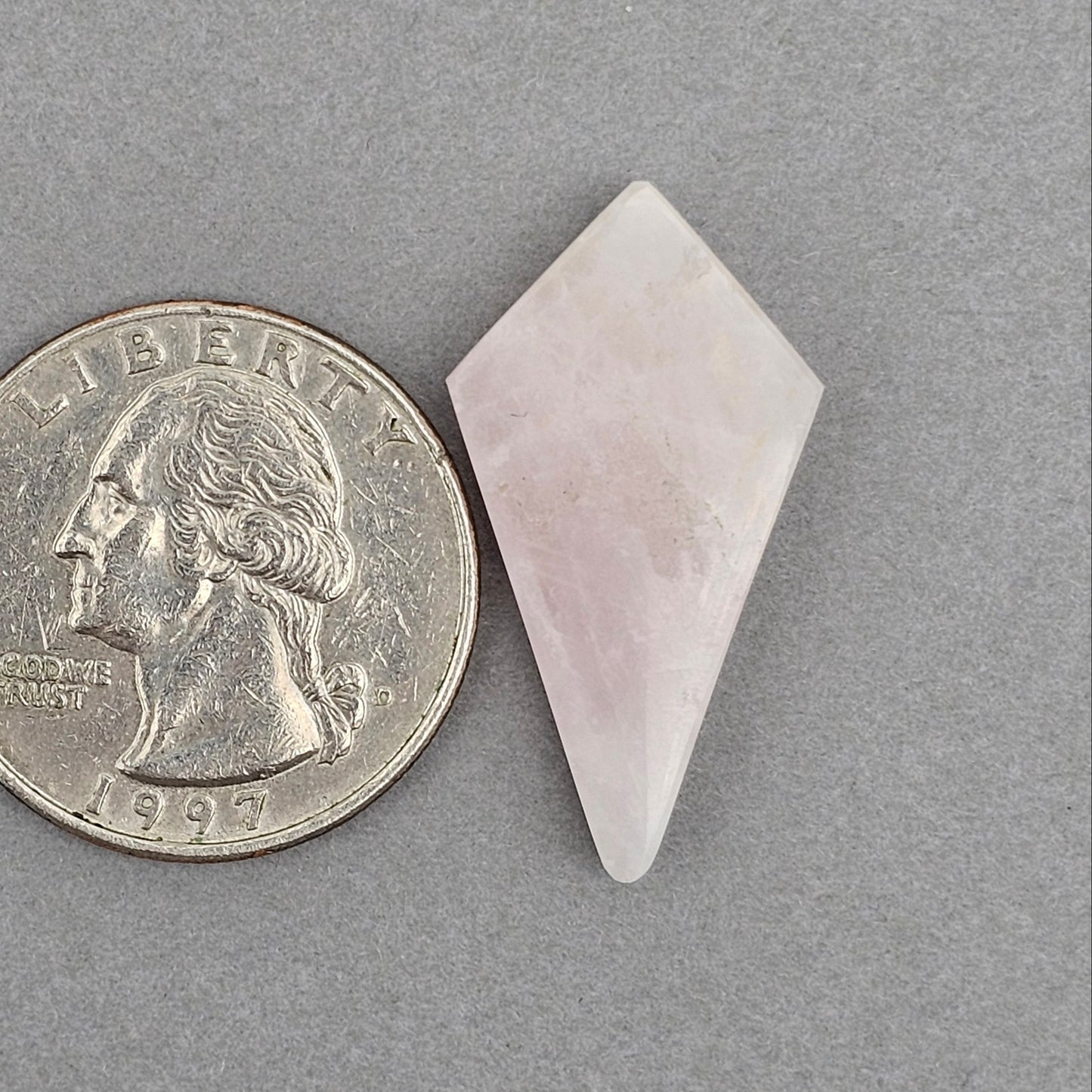 Rose Quartz Geometric Cabochon