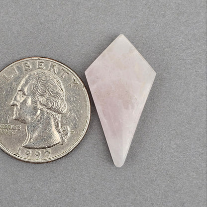 Rose Quartz Geometric Cabochon