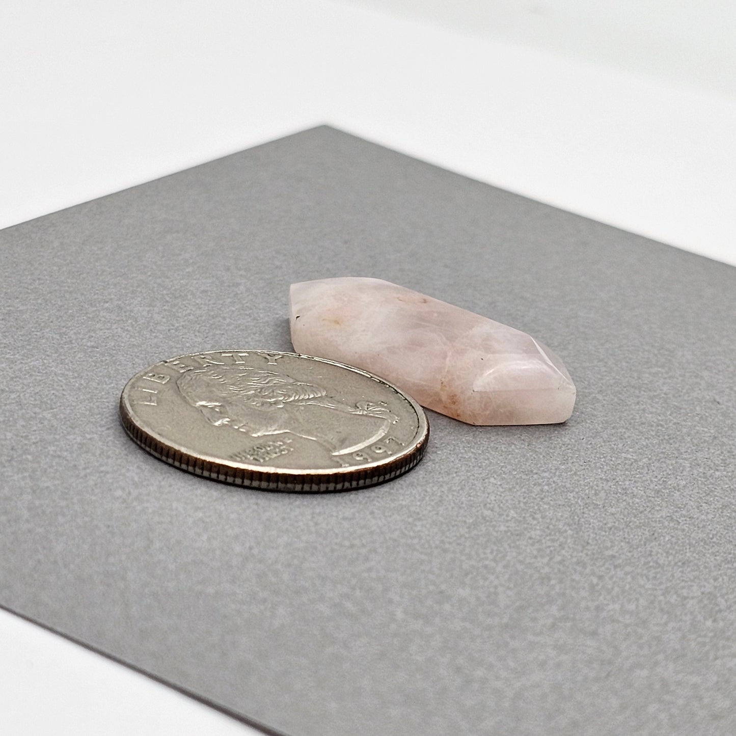 Rose Quartz Geometric Cabochon