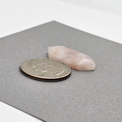 Rose Quartz Geometric Cabochon