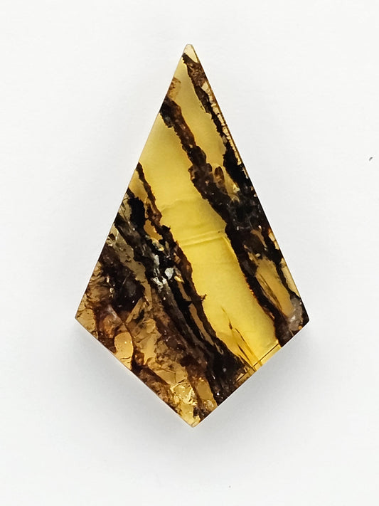Amber authentic cabochon large