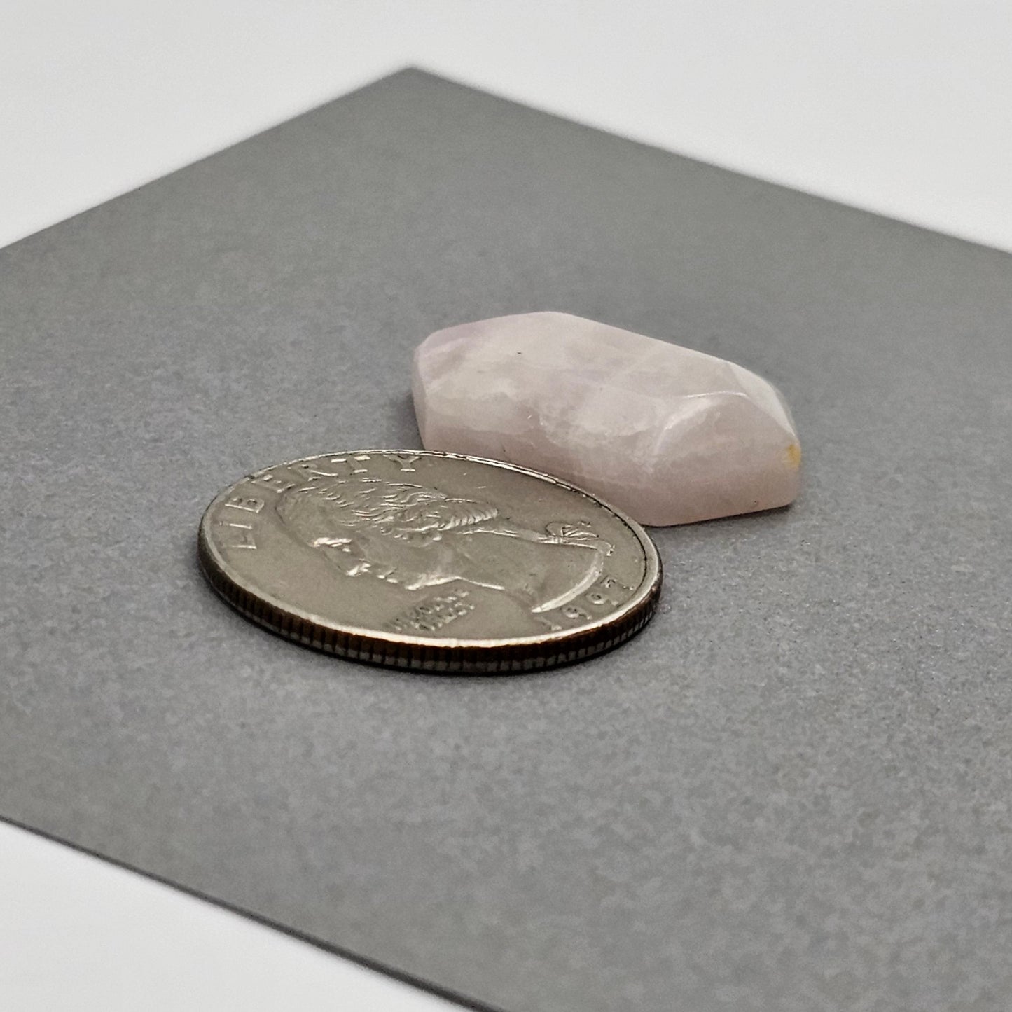Rose Quartz Geometric Cabochon