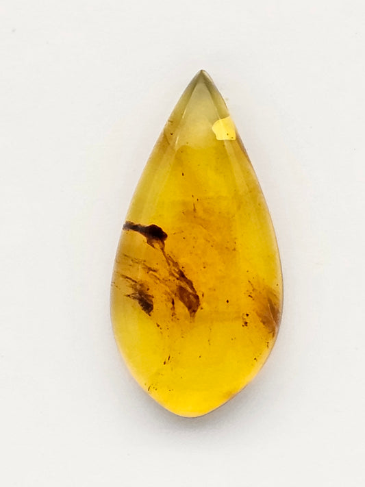 Amber authentic cabochon large